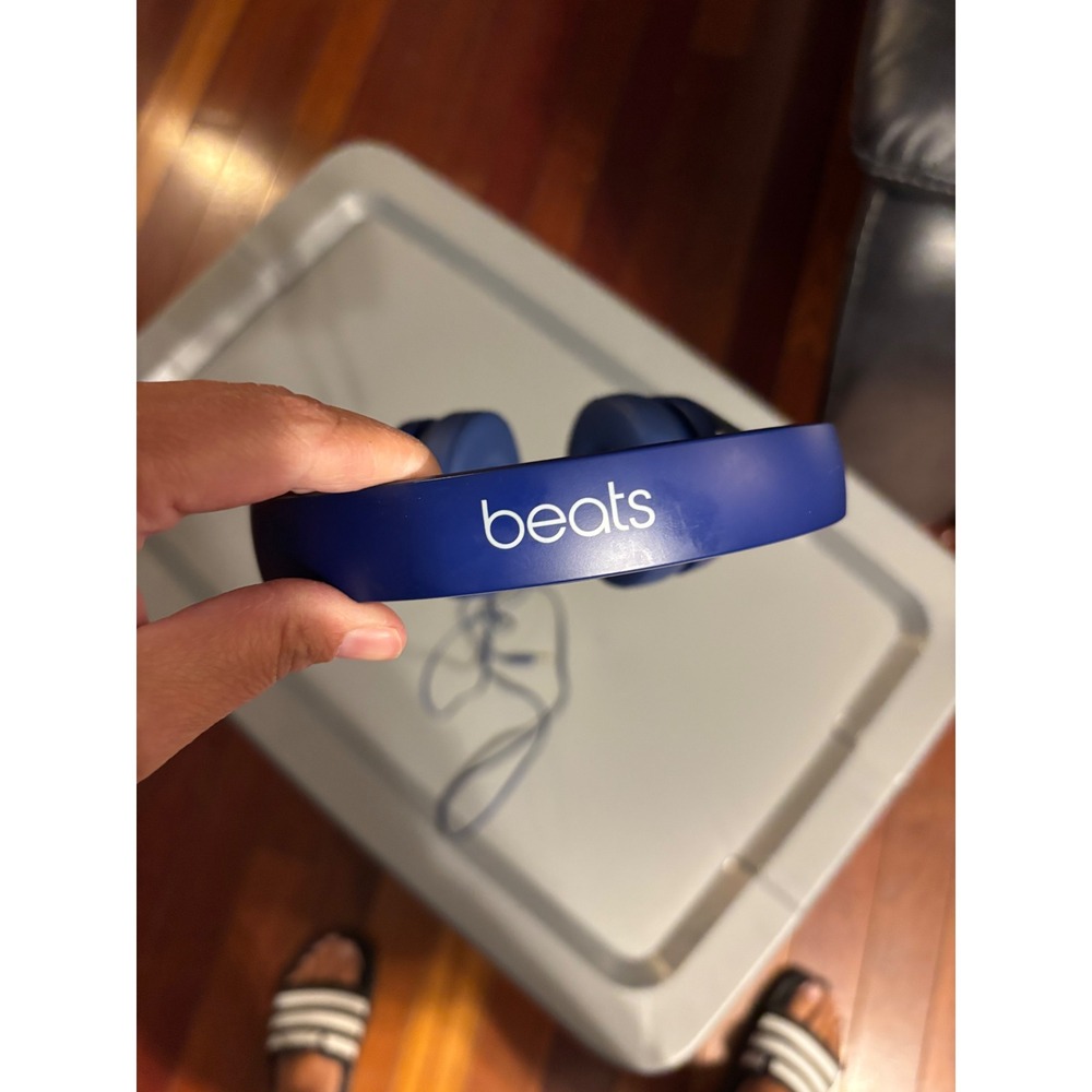 Beats by Dre EP Wired On-Ear Headphones Navy Blue ML9D2LL/A